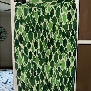 Mens Patagonia 32 Green Leaf Print Board Shorts Trunks